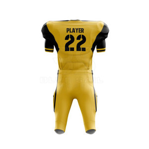 Uniforme du jour du match de football américain avec design personnalisé pour les joueurs et les entraîneurs Ensemble de maillots de football américain personnalisé - Product Image 2