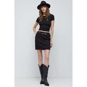<b>Black</b> Mini <b>Pencil</b> <b>Skirt</b> - Product Image 3