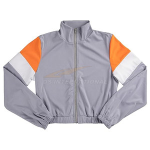 ชุดวอร์มสองชิ้นสำหรับผู้หญิงเสื้อแจ็กเก็ตและกางเกงเอวยางยืดสำหรับผู้หญิง - Product Image 2