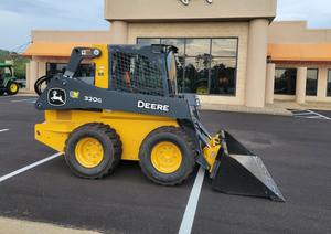 Used Johnn Deer 320G <b>Skid</b> <b>Steer</b> Loaders <b>for</b> <b>Sale</b> Mini Front Loader with Backhoe Engine and Motor Core Components - Product Image 6