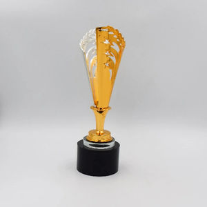 Trofeo de Juego de Plástico Personalizado, Económico, Dorado, Ligero, Impermeable, para Todas las Temporadas, Varios Tamaños (22.5CM, 19CM, 16.5CM, etc.) PK - Product Image 2