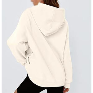 Sudadera con Capucha Extra Grande de Algodón Grueso de 500 g/m², Hombros Caídos, Manga Larga, Estilo Urbano, para Venta al por Mayor - Product Image 4