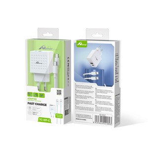 Adaptadores PD de 20W, 3A, blanco, para teléfono, auriculares, enchufe Micro USB, 5V3A, 25A, 20V, uso Industrial, Reino Unido/EE. UU./UE, paquete de 12W - Product Image 1