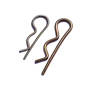 Goupille à ressort en acier fendue de haute qualité, finition brillante, plusieurs tailles en stock - Product Image 1