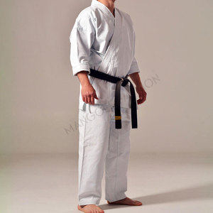 ชุดยูโดคาราเต้สีพื้นแบบใหม่ ผลิตตามสั่ง (OEM) ระบายอากาศได้ดี ชุดฝึกศิลปะการต่อสู้สำหรับทุกเพศ ชุดกิโมโนยิวยิตสูคุณภาพพรีเมียม - Product Image 2