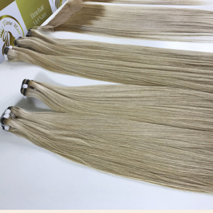 ผมต่อผมสีขาวเรียบเนียนแบบยาวเป็นลอนแบบตรงยาวสองชั้น - Product Image 2
