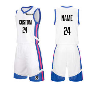 Ensemble de maillots de basket-ball avec logo personnalisé, respirant, taille 5XL, uniforme personnalisé avec broderie par sublimation et design élégant - Product Image 3