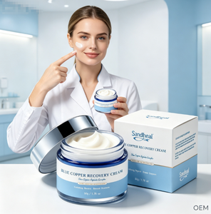 Crème de Récupération au Cuivre Bleu, Soin du Visage Raffermissant, Éclaircissant et Hydratant, Marque Privée OEM - Product Image 6