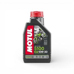 Motul 104062 Motorcycle Lubrication System 5100 <b>10W</b>-<b>30</b> 4T Engine <b>Oil</b> - Product Image 1