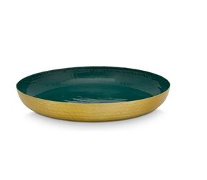 Bandeja de hierro de metal elegante con acabado multitono antiguo para decoración del hogar de lujo clásico Propósito en la tarifa de venta - Product Image 6