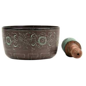 Cuenco para cantar de color brillante Cuenco para cantar barato con acabado pintado Diseño hecho a mano personalizado - Product Image 2