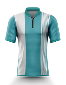 T-shirt de sport réversible personnalisé pour homme et femme, 1/4 zip, imprimé, jersey de bowling et de golf, technique de sublimation - Product Image 2