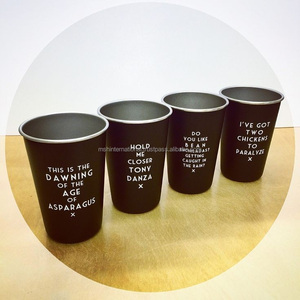 Factory Price Custom <b>Mugs</b> 16oz Pint Cups Water Tumblers Brushed <b>Metal</b> Drinking Glasses Beer <b>Mug</b> Stainless Steel Custom <b>Mugs</b> - Product Image 5