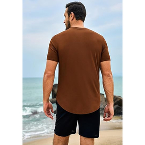 Men 100%Cotton Luxury Quality Oversized Boxy Fit Drop Shoulder <b>Custom</b> <b>Design</b> Bank O-Neck Premium Quality T <b>Shirt</b> - Product Image 4