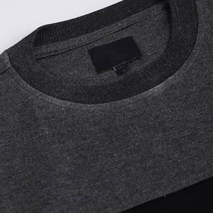 Sudaderas de Cuello Redondo para Hombre, Lisas, Corte Regular, Bordadas, Otoño, Poliéster/Algodón, Ecológicas - Product Image 4