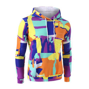 Sudadera con capucha unisex de 100% poliéster con logotipo personalizado del fabricante, sublimación lisa en blanco con diseño forrado, cuello con capucha, stock de fábrica - Product Image 4