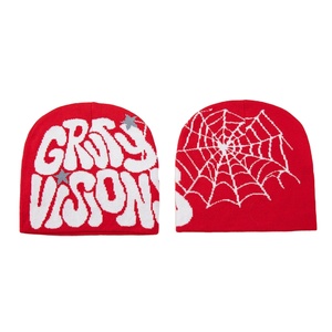 Bonnet tricoté unisexe OEM personnalisé de haute qualité 100 % acrylique, uni, avec étiquette tissée teinte, pour l'hiver, le ski ou la pêche, pour adulte - Product Image 2