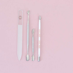 New <b>Nail</b> Cuticle Pusher <b>Remover</b> Contains Trimmer <b>Nail</b> Care Manicure <b>Tools</b> Professional <b>Nail</b> Art - Product Image 4