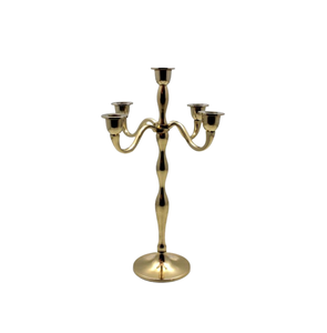 Vente en gros de bougeoirs en aluminium F354 en laiton EPL bougeoir pour table décorative faite à la main - Product Image 3