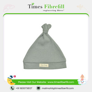 Gorros de algodón simples para bebés anudados de 0 a 6 meses, accesorios Unisex para bebés, gorro suave para bebés recién nacidos al mejor precio - Product Image 2