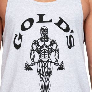 Débardeur de musculation gris pour homme | Gilet de gymnastique en coton biologique | Chemise d'entraînement sans manches | Débardeur d'entraînement Muscle Fit - Product Image 5