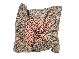 Fabricante proveedor bloque estampado pañuelos estilo bohemio algodón cuello bufanda pañuelo algodón cuadrado bufanda regalo pañuelo - Product Image 4