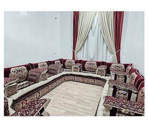 Sofá estilo Majlis árabe, diseño clásico, elegante conjunto para sala de estar, asientos de esquina de lujo, diseño que ahorra espacio - Product Image 1