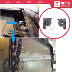 แผ่นรองระบายน้ำซันรูฟ V2BSR520 พร้อมตัวเลื่อนแก้ปัญหาเสียงดังกรอบกราบ สำหรับ A3 8L A4 B5 B6 A6 4B 8E58770410 - Product Image 5