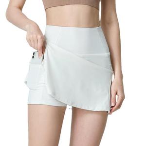 Nuevo Tipo de faldas de golf y tenis para mujer, dos en uno, resistentes a la decoloración y cómodas, bolsillos con logotipo personalizado de poliéster, precio atractivo - Product Image 4