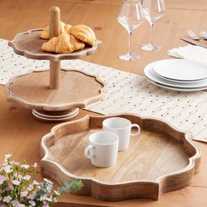 Bandeja de madera de la mejor calidad para bar y restaurante, vajilla de comida, bandeja de madera para servir, bandeja de madera de diferentes tamaños - Product Image 4