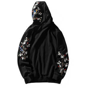 Fabricante al por mayor Hombres Sudaderas con capucha bordadas de alta calidad Mejor estilo Pull Over Basics Algodón Mezclado Hombres Sudaderas con capucha bordadas - Product Image 5