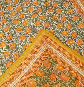 Jaipuri algodón orgánico de alta calidad diseñador Kantha edredones Rajai mano bloque estampado edredones impresos - Product Image 6