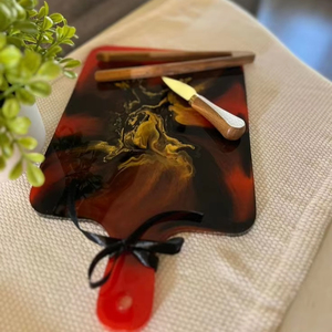 Grande planche à découper en résine surface polyvalente adaptée au hachage de pain de viande de fruits et au service de plateaux de fromage - Product Image 1