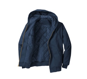 Custom Washed <b>Heavy</b> <b>Duty</b> Canvas Winter High Street Embroidery Work Jacket Vintage Worker Zip up Acid Wash - Product Image 3