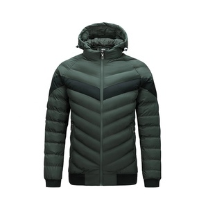 New 2024 New Arrivals Man <b>Jacket</b> Winter <b>Crop</b> Coat <b>Puffer</b> <b>Jacket</b> Men Custom Logo Padded Outer Wearing <b>Jacket</b> with Hood - Product Image 4