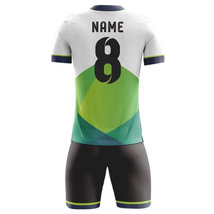 Nouveau design d'uniforme de football de qualité supérieure, couleur unie 100% polyester, séchage rapide, nom d'équipe personnalisé, logo imprimé France - Product Image 5