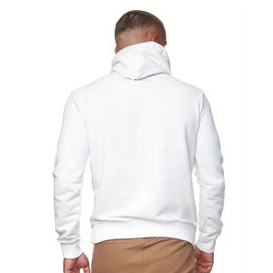 Designer New Fashion Style Custom Solid Ninja Face <b>Covered</b> Thermal Hoodie Soft Warm Winter Men 100% Cotton Waterproof Breathable - Product Image 2