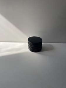 Ensemble de sous-verres en ardoise dans une boîte cadeau décorative, tampons de boisson en pierre naturelle pour les acheteurs à l'exportation, marque d'entreprise, événements promotionnels - Product Image 5