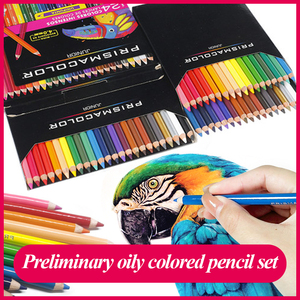 Prismacolor 12/24/36/48 Màu Junior Series Bộ bút chì màu gỗ gốc dầu 4.0mm Màu sắc phong phú Cấp độ đại học - Product Image 2