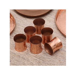 Servilletero de cobre de excelente calidad Diseño elegante Forma redonda mejor recubrimiento Tamaño personalizado Por debajo de su presupuesto - Product Image 6
