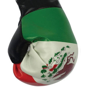 Mini gants de boxe porte-clés en cuir avec logo personnalisé, mini gants de boxe pour voiture, mini gants de boxe promotionnels - Product Image 2