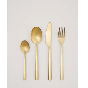 Ensemble de couverts en acier inoxydable fabriqués à la main de belle qualité Design de luxe Bonne vente Vaisselle pour usage domestique Fabriqué en Inde Vente en gros - Product Image 1