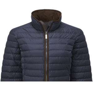 Veste matelassée en toile pour homme, col montant, fermeture éclair, qualité supérieure, vente en gros, service OEM, design personnalisé - Product Image 6