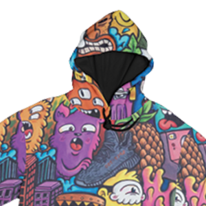 Sudadera con capucha con estampado de monstruo de dibujos animados en 3D para hombre y mujer - Product Image 2