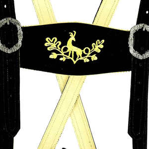 Pantalones Cortos Bávaros de Cuero de Alta Calidad, Hechos a Medida, Color Negro Sólido, Ecológicos, Antiarrugas, Bordados, Pakistán 2025 - Product Image 2