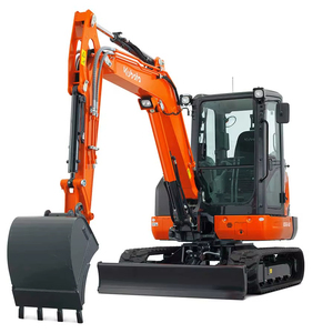 รถขุดไฮดรอลิกแบบตีนตะขาบขนาดเล็ก Kubota KX042-4 น้ำหนัก 4.2 ตัน พร้อมห้องโดยสารปิด ระบบ Eco Plus ปั๊มหลัก มอเตอร์ - Product Image 1