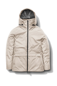 Vente en gros de parka courte à capuche Litho tricotée personnalisée pour femmes veste d'hiver matelassée en duvet de bulle chapeau détachable en tissu respirant - Product Image 3