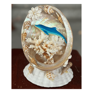 Ensemble d'ornements côtiers en coquillages, matériau : coquillages marins ; usage : décoration de villégiature ; origine : fabricants expérimentés du Vietnam - Product Image 4