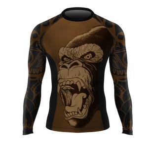 Unisex Bjj Rashguards manga larga de alta calidad BJJ MMA camisas de compresión Rash Guards para BJJ Rash Guard MMA entrenamiento gimnasio - Product Image 3