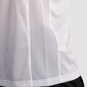 Débardeur blanc respirant en coton et élasthanne pour homme, taille XL, idéal pour la musculation, l'entraînement et le style urbain, avec col à capuche - Product Image 5
